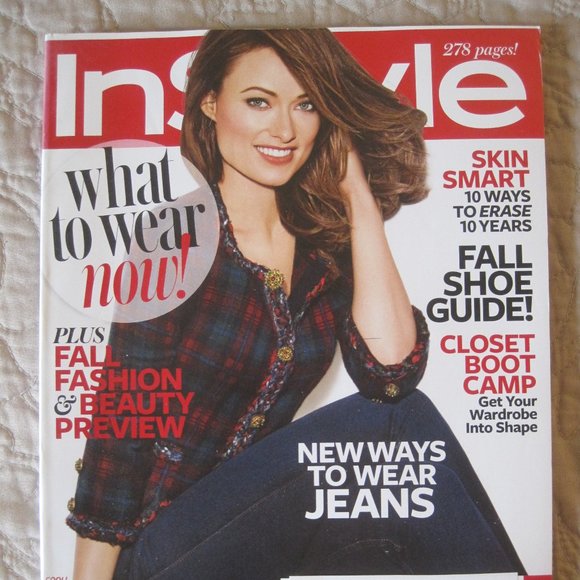 INSTYLE MAGAZINE OLIVIA WILDE AUGUST 2013 * - Picture 1 of 2